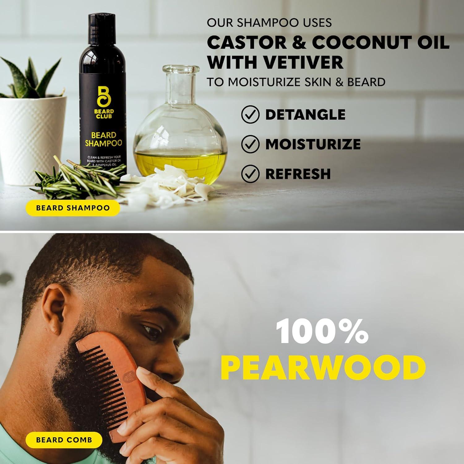 image:imageBeard Club Premium Beard Growth Kit Growth Oil Vitamins Vitamin Spray amp Boar Bristle Brush Gift SetSupreme Beard Growth Kit