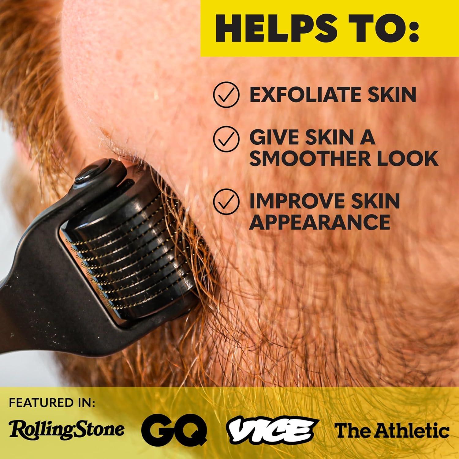 image:imageThe Beard Club Advanced Beard Growth Kit Derma Roller Growth Oil Vitamins and Vitamin Spray Shampoo and Boar Bristle Brush Gift Set CedarAdvanced Beard Growth Kit