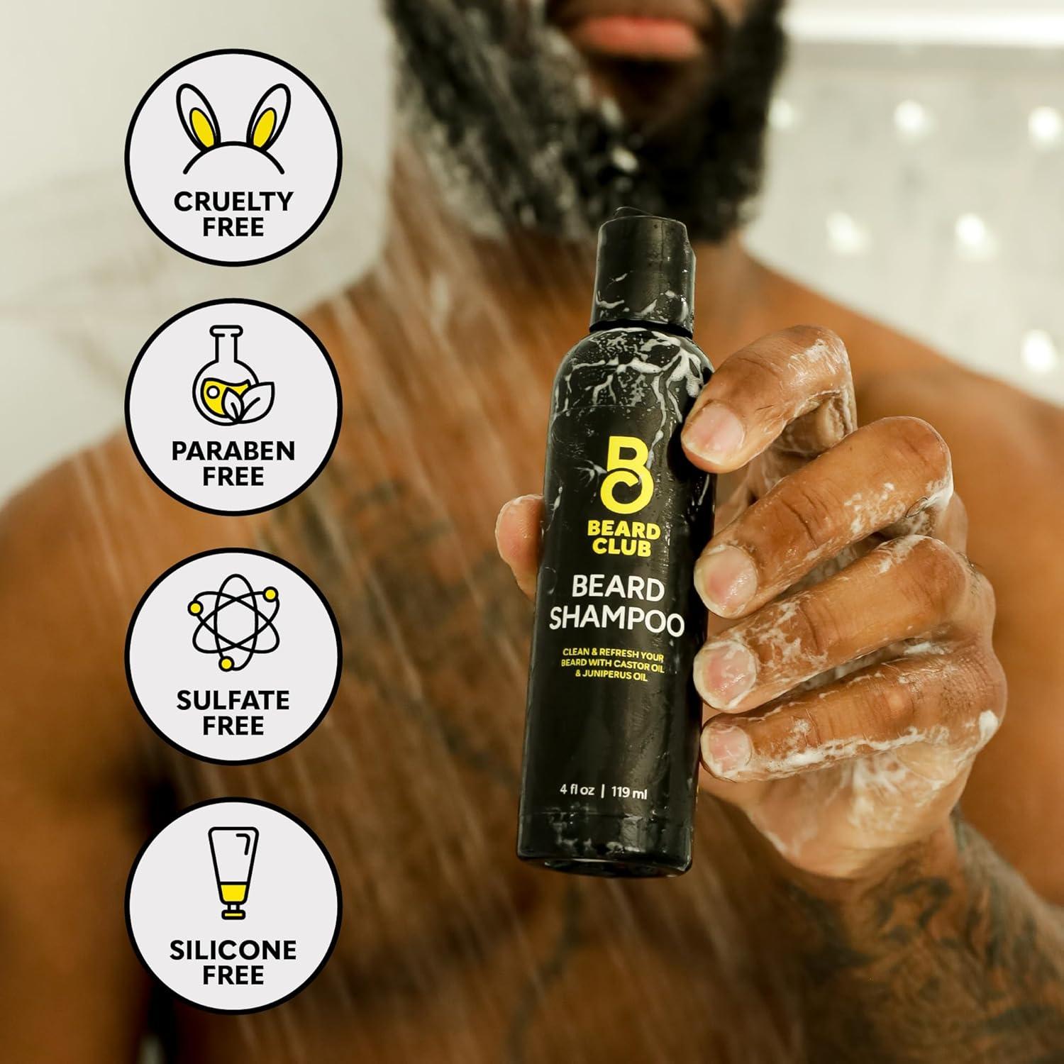 image:imageThe Beard Club Advanced Beard Growth Kit Derma Roller Growth Oil Vitamins and Vitamin Spray Shampoo and Boar Bristle Brush Gift Set CedarAdvanced Beard Growth Kit
