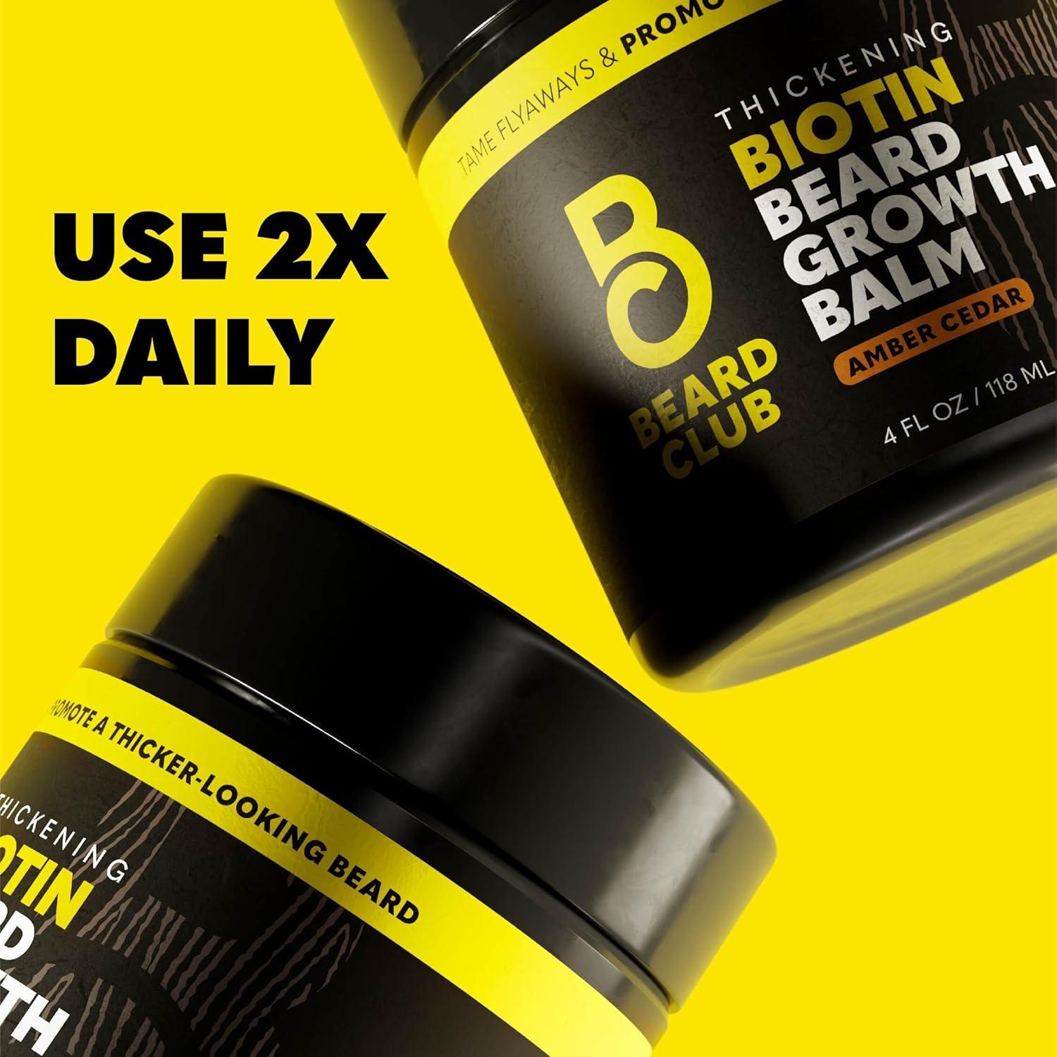 image:imageThe Beard Club Biotin Beard Growth Oil Vitamin Spray for Facial Hair Growth Natural Formula for Fuller Thicker Beard EasytoUse Nourishing amp Soothing for All Beard Types amp SkinBiotin Beard Growth Balm