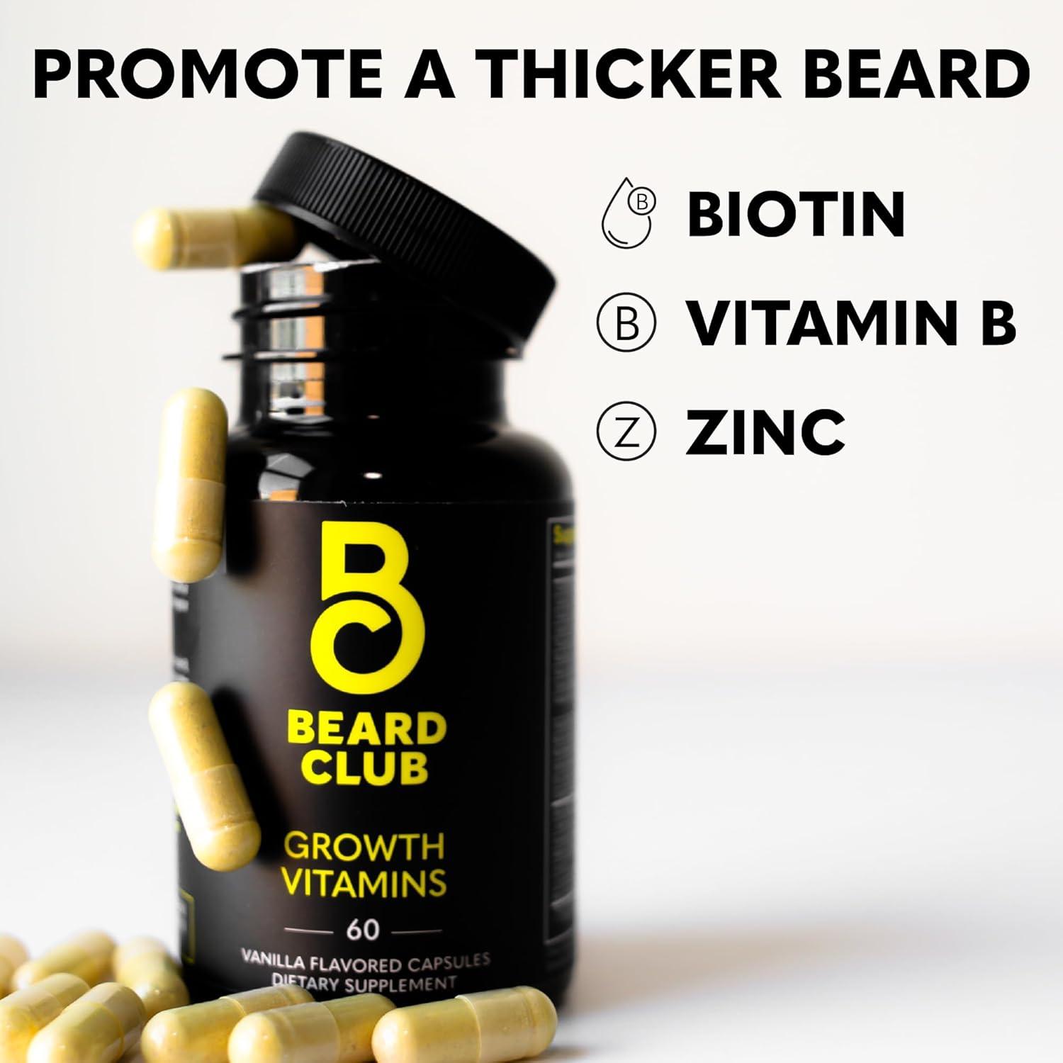 image:imageThe Beard Club Biotin Beard Growth Oil Vitamin Spray for Facial Hair Growth Natural Formula for Fuller Thicker Beard EasytoUse Nourishing amp Soothing for All Beard Types amp SkinGrowth Vitamins