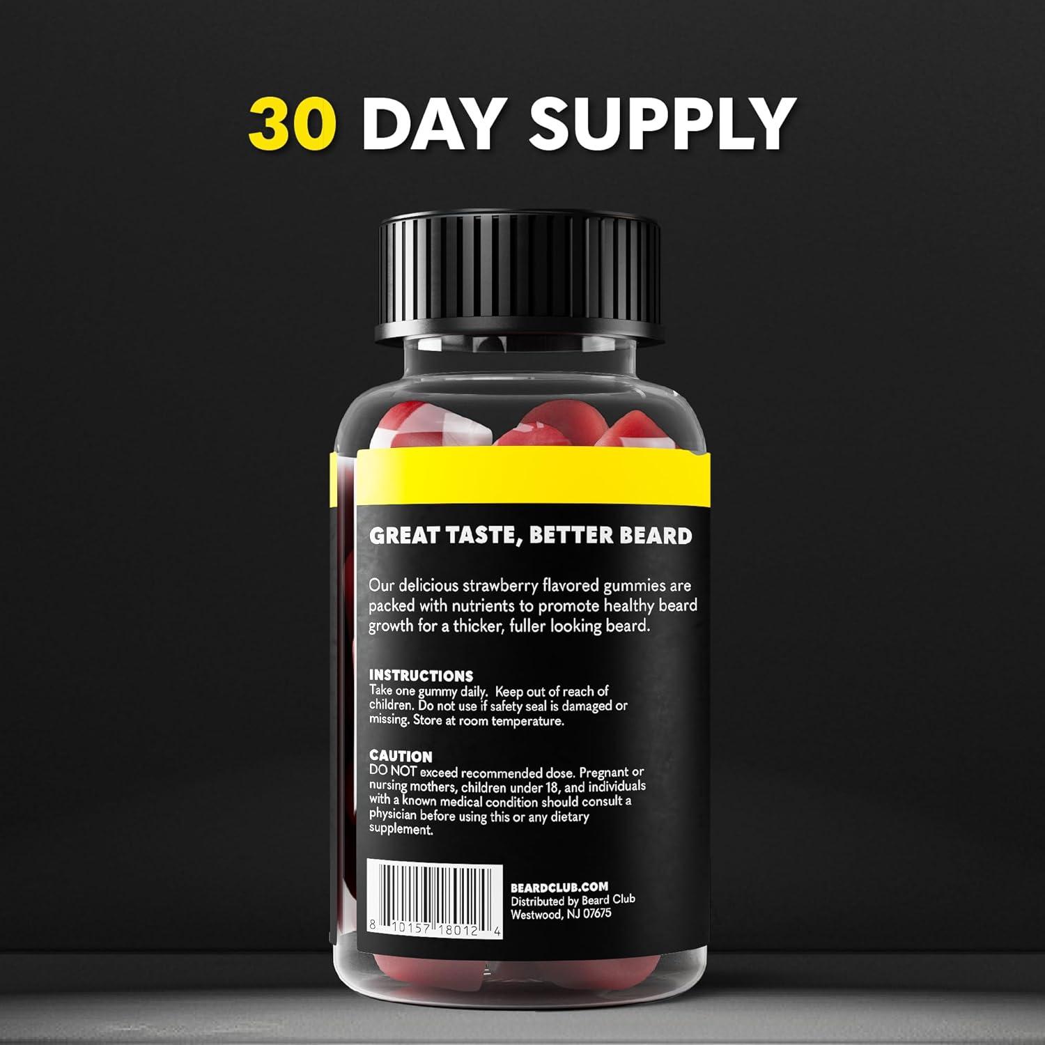 image:imageThe Beard Club Biotin Beard Growth Oil Vitamin Spray for Facial Hair Growth Natural Formula for Fuller Thicker Beard EasytoUse Nourishing amp Soothing for All Beard Types amp SkinBeard Growth Gummies