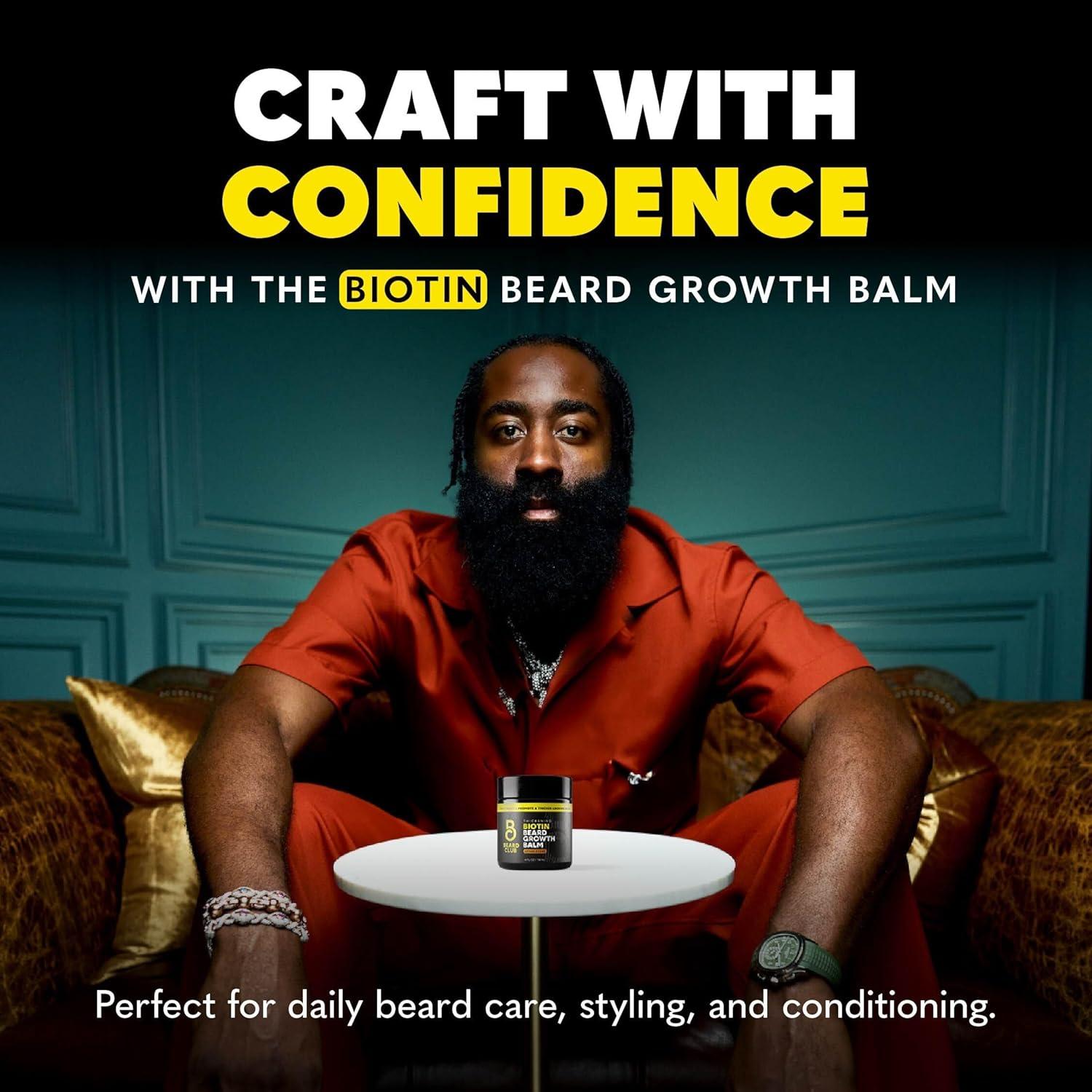 image:imageThe Beard Club Biotin Beard Growth Oil Vitamin Spray for Facial Hair Growth Natural Formula for Fuller Thicker Beard EasytoUse Nourishing amp Soothing for All Beard Types amp SkinBiotin Beard Growth Balm