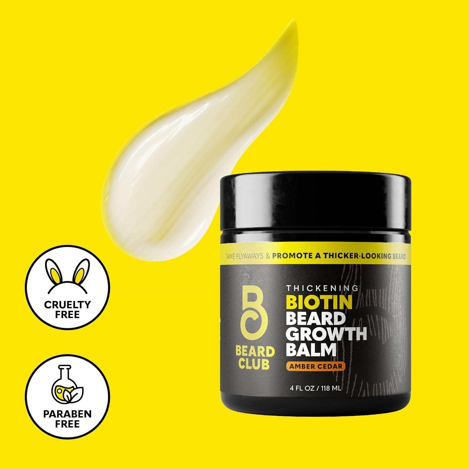 image:imageThe Beard Club Biotin Beard Growth Oil Vitamin Spray for Facial Hair Growth Natural Formula for Fuller Thicker Beard EasytoUse Nourishing amp Soothing for All Beard Types amp SkinBiotin Beard Growth Balm