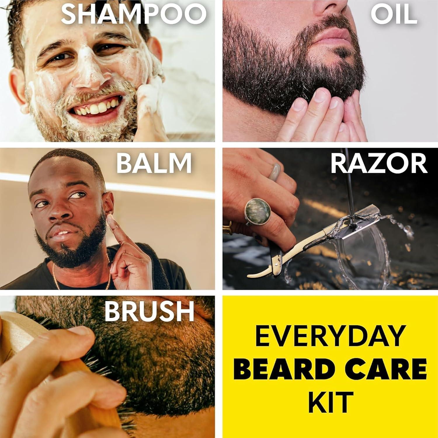image:imageThe Beard Club Brush Comb and Scissors Grooming Kit for Mens Beards and Mustaches Gift SetBeard Care Kit