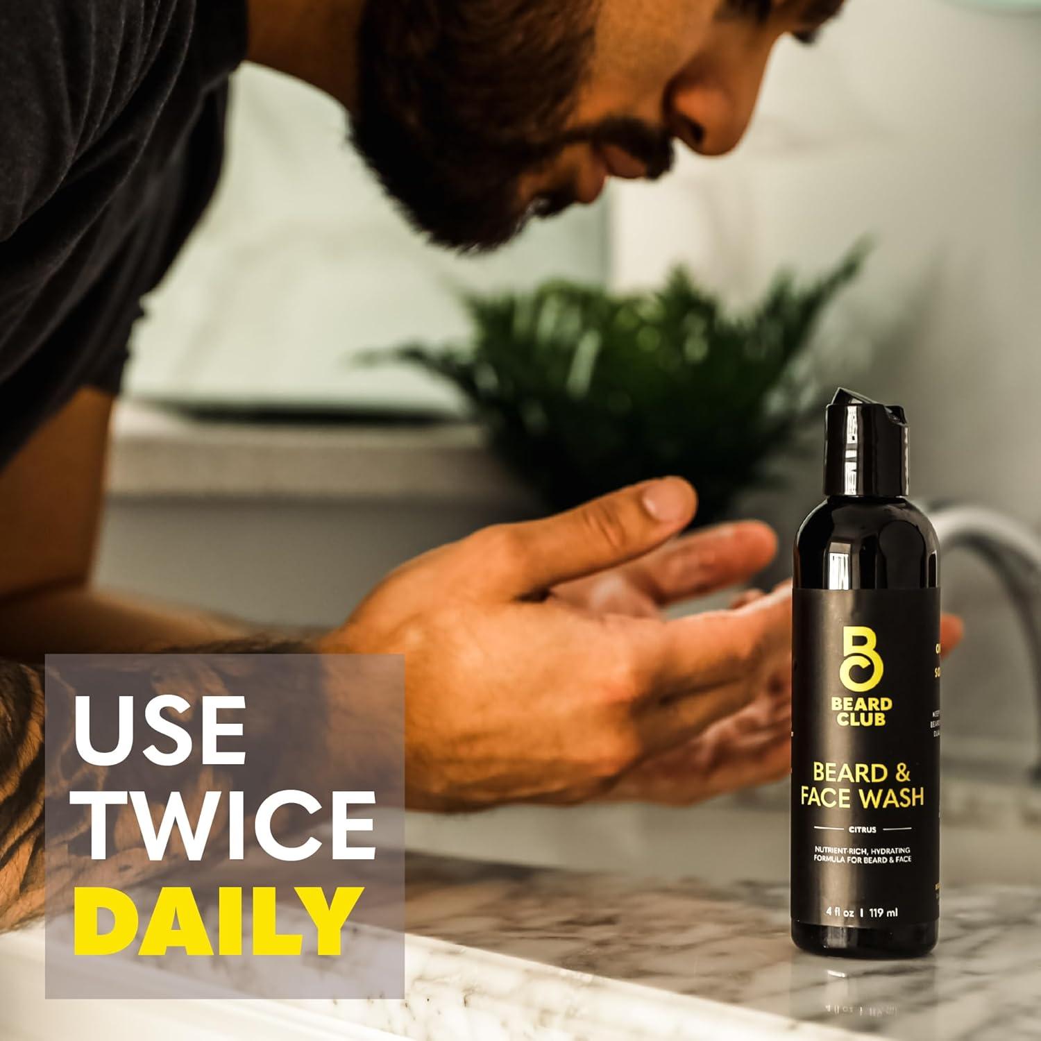 image:imageThe Beard Club Original Premium Beard Shampoo Natural amp Nourishing Formula for Soft Clean amp Healthy Facial Hair Gentle on Skin Sulfate amp Paraben Free 4 fl ozBeard Face Wash