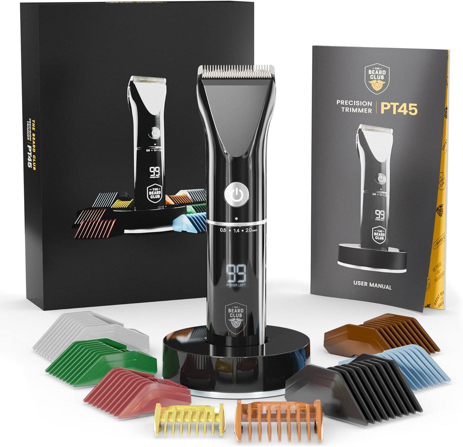 image:imageThe Beard Club PT45 Beard Trimmer for Men amp BTZero Body and Groin Trimmer for Men Electric Cordless Rechargeable Powerful 7000 RPM Motor Trimmers for All Your Grooming Needs Gift Kit Bundle
