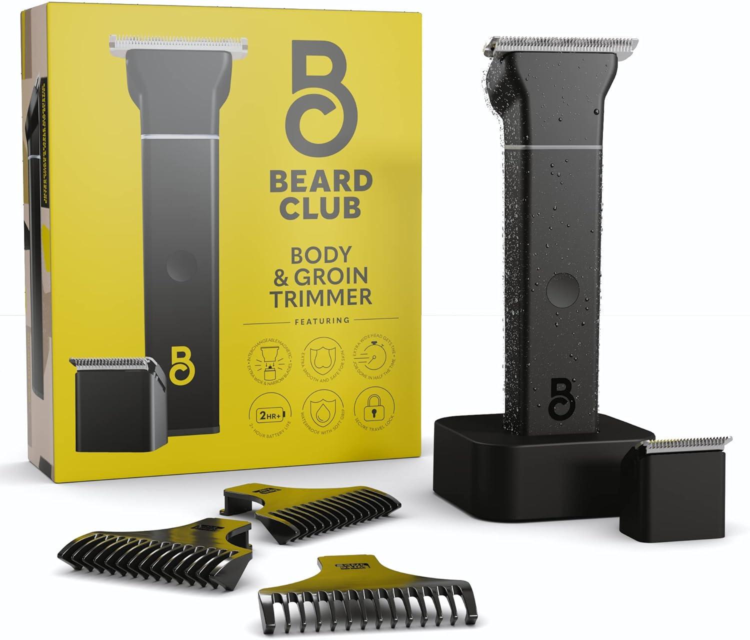 image:imageThe Beard Club PT45 Beard Trimmer for Men amp BTZero Body and Groin Trimmer for Men Electric Cordless Rechargeable Powerful 7000 RPM Motor Trimmers for All Your Grooming Needs Gift Kit Bundle