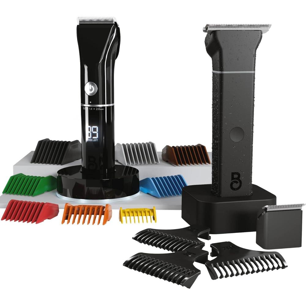 image:imageThe Beard Club PT45 Beard Trimmer for Men amp BTZero Body and Groin Trimmer for Men Electric Cordless Rechargeable Powerful 7000 RPM Motor Trimmers for All Your Grooming Needs Gift Kit Bundle
