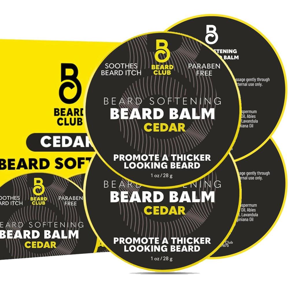 image:imageThe Beard Club Sandalwood Beard Butter  Mens LeaveIn Conditioning Balm Softener and Moisturizer for Styling and Care  2ozCedar Beard Balm  2PK