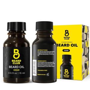 The Beard Club Sandalwood Beard Butter – Men’s Leave-In Conditioning Balm, Softener and Moisturizer for Styling and Care – 2oz(Cedar Beard Oil)