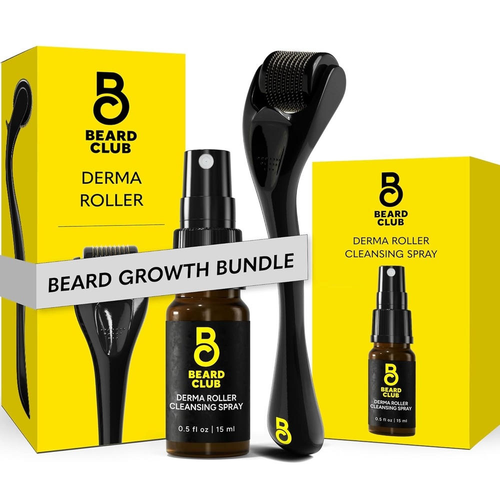 image:imageThe Beard Club Derma Roller Cleansing Spray  Clean and Prolong Derma Roller amp Beard Roller Life  1ozDerma Roller  Cleansing Spray